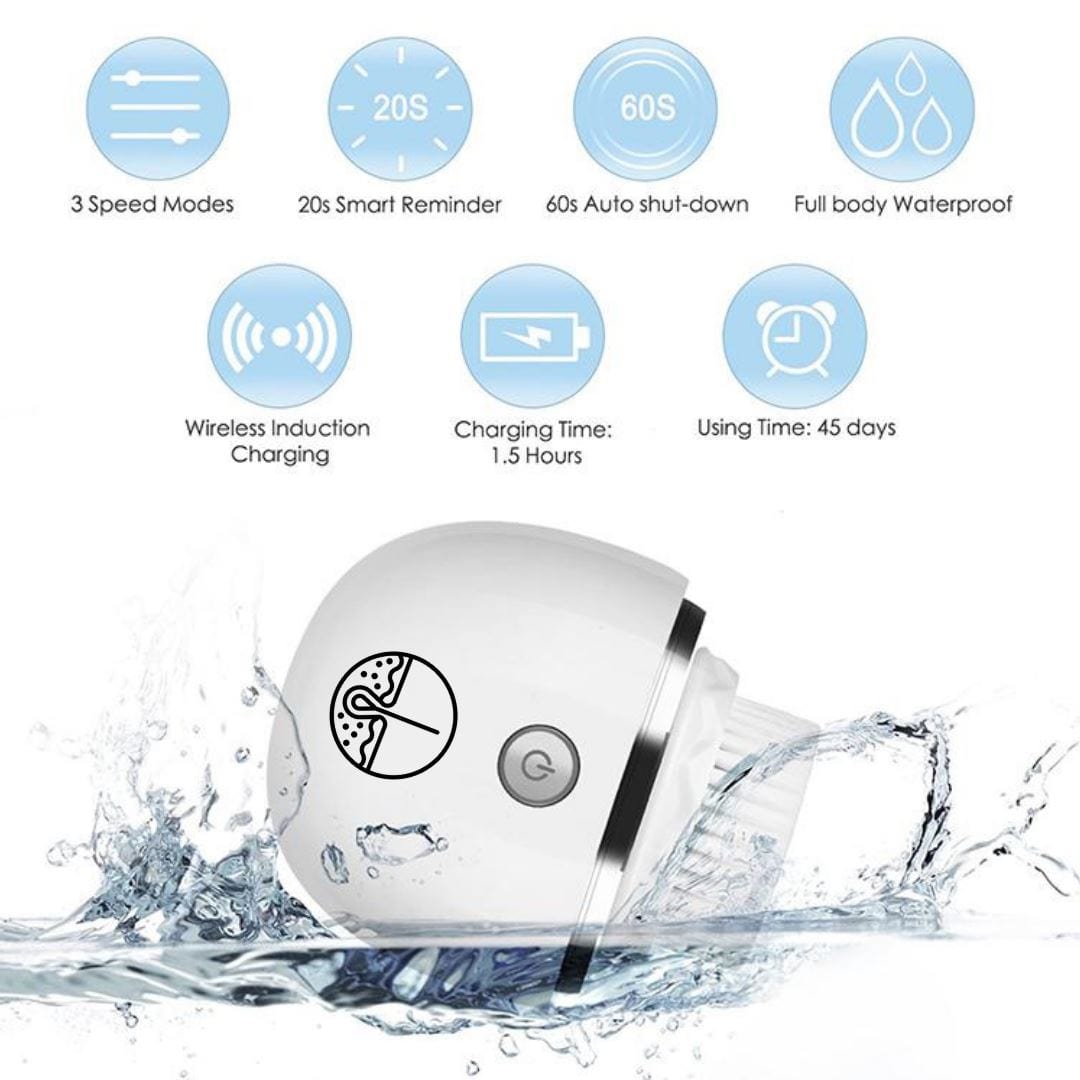 Ultrasonic Facial Cleaner | Skincare Tailor | Face Cleansing Brush